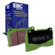 EBC Brakes DP21210 Greenstuff front brake pads for Ford Falcon Honda Civic Type R and Subaru Impreza WRX STI with Brembo calipers. Green pads displayed with product packaging