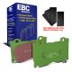 EBC Brakes DP21823 Greenstuff front brake pads for Nissan 370Z and Infiniti G37/Q60 with Akebono calipers. Green pads displayed with product packaging