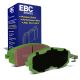 EBC Brakes DP21884 Greenstuff front brake pads for Subaru Forester and Toyota GT86/GR86. Green pads displayed with product packaging