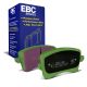 EBC Brakes DP21988 Greenstuff rear brake pads for Audi S4/S5 B8 and Audi SQ5/Q5 8R. Green pads displayed with product packaging