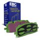 EBC Brakes DP22277 Greenstuff front brake pads for Audi A6 C8 and A7 4G9. Green pads displayed with product packaging