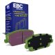 EBC Brakes DP22343 Greenstuff front brake pads for Hyundai i30N PD and Kona N. Green pads displayed with product packaging