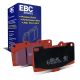 EBC Brakes DP31200C Redstuff front brake pads for Nissan 180SX Silvia Skyline GTR and Subaru Impreza WRX. Red pads displayed with product packaging