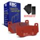 EBC Brakes DP31377C Redstuff brake pads for Lotus Elise/Exige and Holden Commodore with AP Racing calipers. Red pads displayed with product packaging