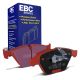 EBC Brakes DP31449C Redstuff front brake pads for BMW M3 E90 and 1 M Coupe. Red pads displayed with product packaging