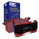 EBC Brakes DP31939C Redstuff front brake pads for Mercedes C63 AMG and GLE63 AMG with Brembo calipers. Red pads displayed with product packaging