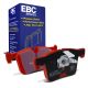 EBC Brakes DP32105C Redstuff front brake pads for BMW 3 Series F30 and 4 Series F32. Red pads displayed with product packaging