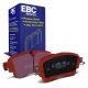 EBC Brakes DP32254C Redstuff front brake pads for Audi S4/S5 B9 RS4/RS5 B9 and SQ5 8Y. Red pads displayed with product packaging