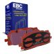 EBC Brakes DP32277C Redstuff front brake pads for Audi RS3 8Y RS4/RS5 B9 and S4/S5 B9. Red pads displayed with product packaging