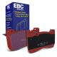 EBC Brakes DP32331C Redstuff front brake pads for BMW M5 F90 M8 F92 and X5M. Red pads displayed with product packaging