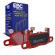 EBC Brakes DP32371C Redstuff rear brake pads for Porsche 911 991/992 Carrera and Targa. Red pads displayed with product packaging