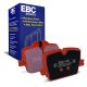 EBC Brakes DP32405C Redstuff rear brake pads for BMW 3 Series G20 and 4 Series G22. Red pads displayed with product packaging