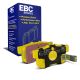 EBC Brakes DP41193R Yellowstuff rear brake pads for Honda Accord Civic Type R and S2000. Yellow pads displayed with product packaging