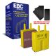 EBC Brakes DP4120R Yellowstuff brake pads for Jaguar E Type and Dunlop calipers. Yellow pads displayed with product packaging