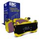 EBC Brakes DP41939R Yellowstuff front brake pads for Mercedes C63 AMG and GLE63 AMG with Brembo calipers. Yellow pads displayed with product packaging