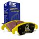 EBC Brakes DP41986R Yellowstuff front brake pads for Audi S4/S5 B8 and Audi A4/A5 B8. Yellow pads displayed with product packaging