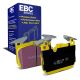EBC Brakes DP42130R Yellowstuff front brake pads for BMW M140i F21 340i F31 and 435i F32 with Brembo calipers. Yellow pads displayed with product packaging