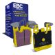 EBC Brakes DP42133R Yellowstuff rear brake pads for BMW M2 F87 M3 F80 and M4 F82. Yellow pads displayed with product packaging