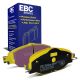 EBC Brakes DP42150R Yellowstuff front brake pads for Volkswagen Golf GTI mk7 Golf mk8 and Audi A3 8V/8Y. Yellow pads displayed with product packaging