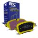 EBC Brakes DP42254R Yellowstuff front brake pads for Audi S4/S5 B9 RS4/RS5 B9 and SQ5 8Y. Yellow pads displayed with product packaging