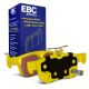 EBC Brakes DP42301R Yellowstuff rear brake pads for Honda Civic 10th Gen and Hyundai Kona. Yellow pads displayed with product packaging