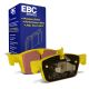 EBC Brakes DP42305R Yellowstuff front brake pads for Volvo S60 V90 and XC60. Yellow pads displayed with product packaging