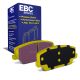 EBC Brakes DP42343R Yellowstuff front brake pads for Hyundai i30N PD and Kona N. Yellow pads displayed with product packaging