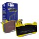 EBC Brakes DP42454R Yellowstuff front brake pads for BMW M2 G87 M3 G80 and M4 G82. Yellow pads displayed with product packaging