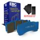 EBC Brakes DP5006NDX Bluestuff front brake pads for Holden Commodore and AP Racing calipers. Blue pads displayed with product packaging