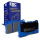 EBC Brakes DP51210NDX Bluestuff front brake pads for Ford Falcon Honda Civic Type R and Subaru Impreza WRX STI with Brembo calipers. Blue pads displayed with product packaging