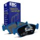 EBC Brakes DP51211NDX Bluestuff front brake pads for BMW 3 Series E46 and Z3/Z4. Blue pads displayed with product packaging