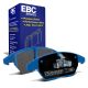 EBC Brakes DP51517NDX Bluestuff front brake pads for Volkswagen Golf GTI mk6 and Skoda Octavia VRS. Blue pads displayed with product packaging