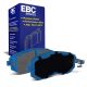 EBC Brakes DP51884NDX Bluestuff front brake pads for Subaru Forester and Toyota GT86/GR86. Blue pads displayed with product packaging