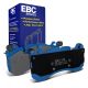 EBC Brakes DP51939NDX Bluestuff front brake pads for Mercedes C63 AMG and GLE63 AMG with Brembo calipers. Blue pads displayed with product packaging