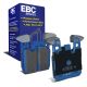 EBC Brakes DP52133NDX Bluestuff rear brake pads for BMW M2 F87 M3 F80 and M4 F82. Blue pads displayed with product packaging