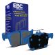 EBC Brakes DP52153NDX Bluestuff rear brake pads for Volkswagen Golf GTI mk7 T-Roc and Audi A3 8V. Blue pads displayed with product packaging