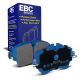 EBC Brakes DP52227NDX Bluestuff front brake pads for Mini Cooper S F55/F56 including JCW. Blue pads displayed with product packaging