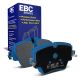 EBC Brakes DP52245NDX Bluestuff front brake pads for BMW 3 Series G20 and Mini Cooper S F55/F56. Blue pads displayed with product packaging