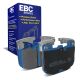 EBC Brakes DP52302NDX Bluestuff front brake pads for BMW M340i G20 5 Series G30 and X5 G05. Blue pads displayed with product packaging