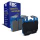 EBC Brakes DP52304NDX Bluestuff front brake pads for BMW M340i G20 5 Series G30 and X5 G05. Blue pads displayed with product packaging