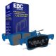 EBC Brakes DP52319NDX Bluestuff rear brake pads for Ford Fiesta ST mk8. Blue pads displayed with product packaging