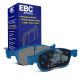 EBC Brakes DP52353NDX Bluestuff front brake pads for Ford Fiesta ST mk8. Blue pads displayed with product packaging