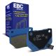 EBC Brakes DP5826NDX Bluestuff rear brake pads for Nissan Skyline GTR 300ZX and Subaru Impreza WRX. Blue pads displayed with product packaging