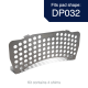 EBC Brakes SH032 titanium shim kit for DP032 pad shape showing perforated design for reducing heat transfer