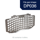 EBC Brakes SH036 titanium shim kit for DP036 pad shape showing perforated design for reducing heat transfer