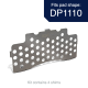 EBC Brakes SH1110 titanium shim kit for DP1110 pad shape showing perforated design for reducing heat transfer