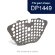 EBC Brakes SH1449 titanium shim kit for DP1449 pad shape showing perforated design for reducing heat transfer