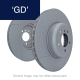 EBC Brakes GD slotted 2pc riveted brake rotors with aluminium hat and same aesthetic as BMW M-performance discs
