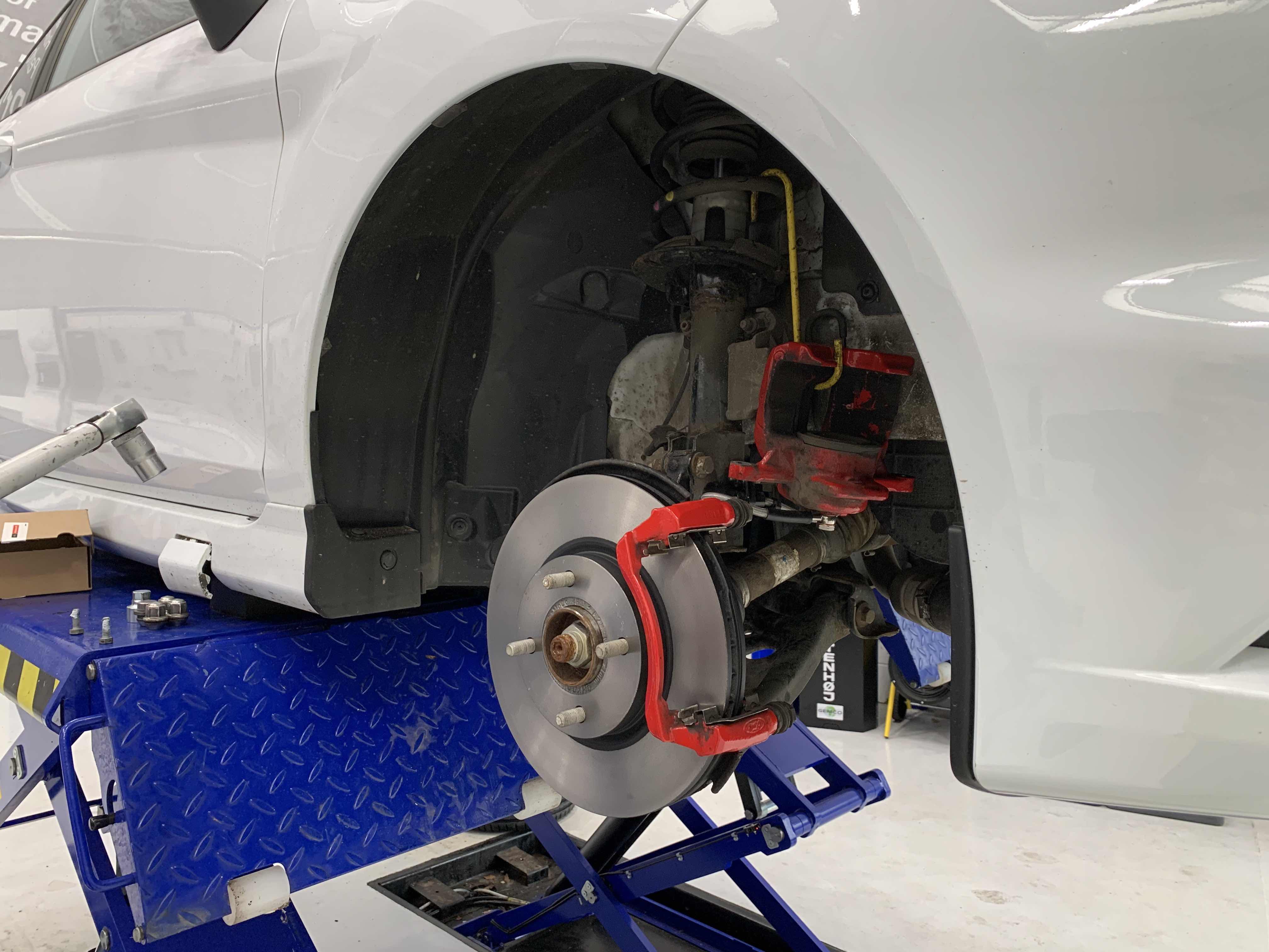 Ford Fiesta Brake Pad Installation